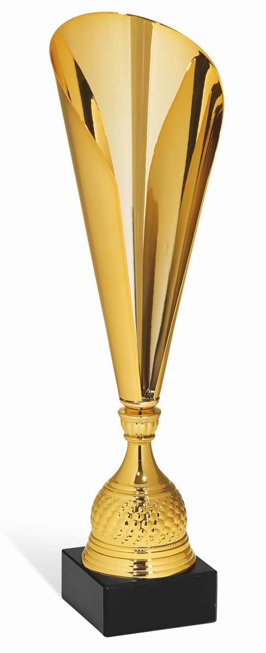 PALLART 7104 – 2 Trofeo Sportivo con Motivo Mini Porta 50 mm Alto PLT Oro 31 cm Oro Taglia Unica