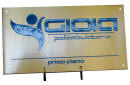 TARGHE IN OTTONE CON LOGO