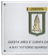 targhe in alluminio da esterno
